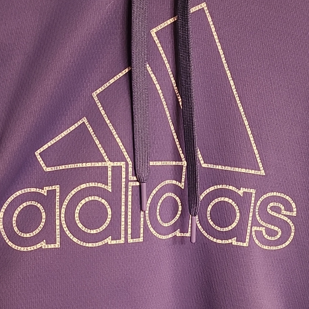 Adidas Lavender Pullover Hoodie - Picture 4 of 15